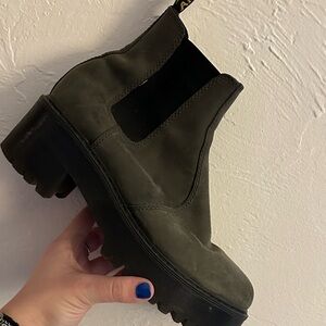 Doc Marten Women's Olive Green Chelsea Boots